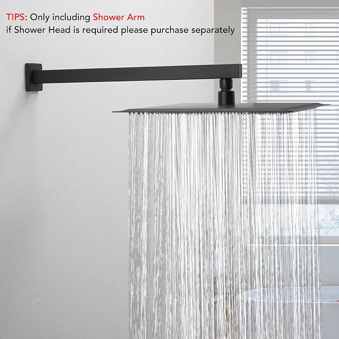 BESy 16 Inches Straight Extended Shower Arm - Image 2