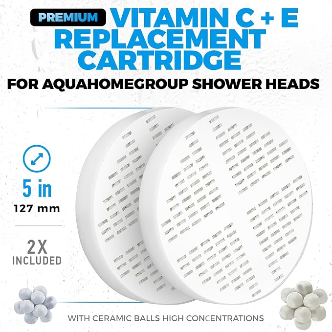 AquaHomeGroup Vitamin C + E + A Shower Filter Replacement Cartridge - Image 3