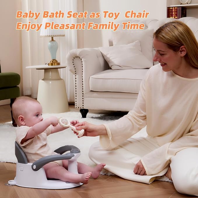 Baby Bath Seat for Babies 6 Months & Up Sitting Up, Infant Bath Seat - Image 6