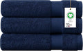 Delara 100% Organic Cotton Towels 650 GSM Plush Feather Touch Quick Dry Bath by Delara