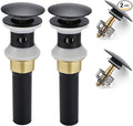 Bathroom Sink Drain, 2 Pack Drain Stopper Bathroom Sink by Rockgoya