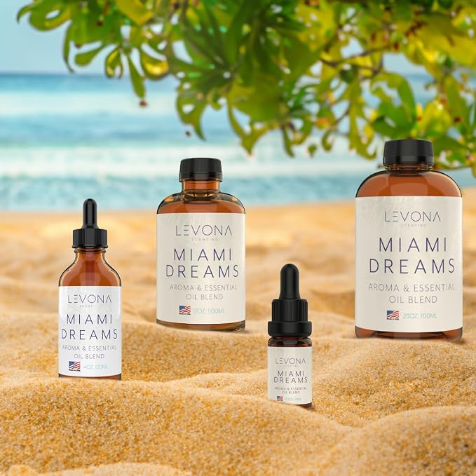 Levona Scent Essential Oils for Diffusers for Home: Miami Dreams Hotel & Home - Image 6