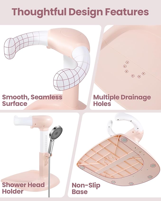 Baby Shower Stand for Infant to Toddler 6–36 Months, Baby Bath Stand Support - Image 8