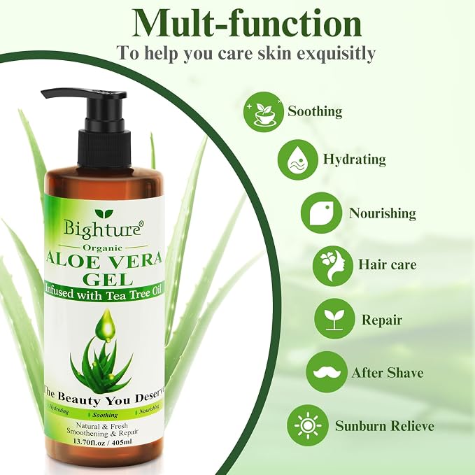 Aloe Vera Gel with Tea Tree Oil - Image 4