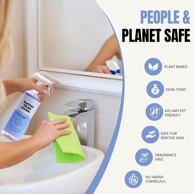 Better Than Clean™ Bath and Shower Cleaner Starter Pack – Fragrance Free - Image 5