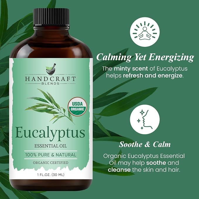 Handcraft Blends Organic Eucalyptus Essential Oil – 1 Fl Oz – 100% Pure and - Image 4