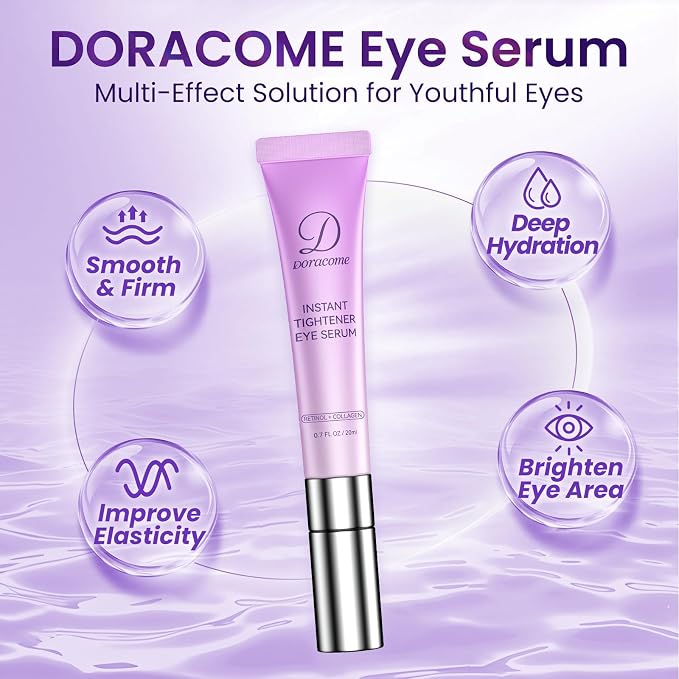 Caffeine & Retinol Eye Serum – Hydrating Under Eye Serum to Help Reduce the - Image 3