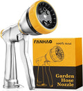 FANHAO Garden Hose Nozzle Sprayer, 100% Heavy Duty Metal Water Hose Sprayer by FANHAO