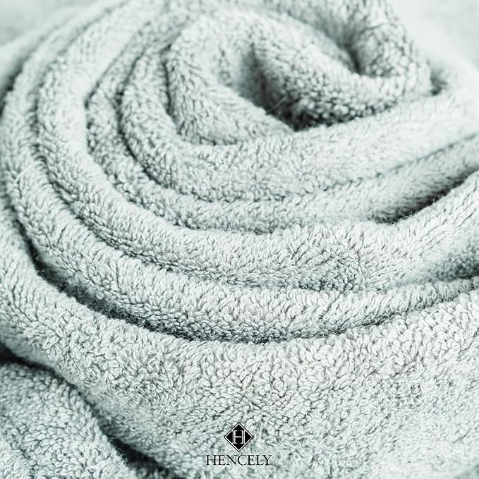 Hencely Premium 6-Pack Washcloths 12x12 Inches Soft Turkish Cotton High - Image 2