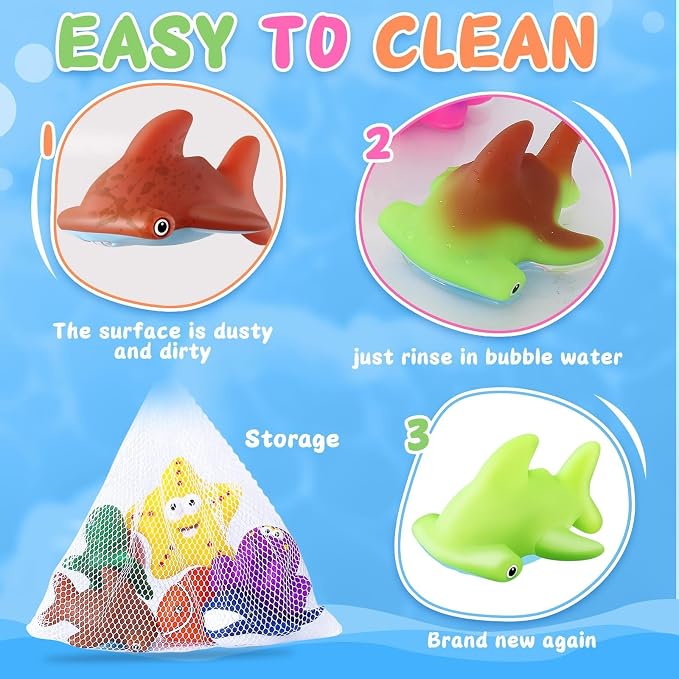 Toddler Stocking Stuffers Color Changing No Hole Bath Toys - Image 7
