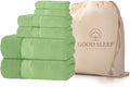 100% Cotton Bath Towel Set, 2 Bath Towel, 2 Hand Towels, 2 Wash Cloths by GoodSleepBedding