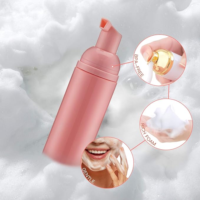 Tekson 30PCS Soap Foam Bottle, Empty Travel Foaming Lash Shampoo - Image 4