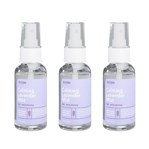 100% Natural Lavender Mist Spray, Organic Face Body Hair Hydrating Mister by BelfioreHerbal