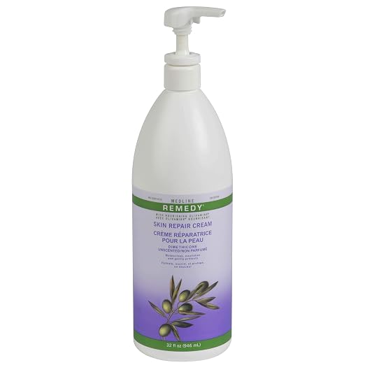 Medline Remedy Unscented Olivamine Skin Repair Cream and Body Lotion, 32 Fluid by MedlineRemedy