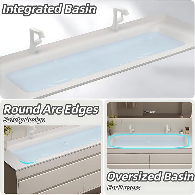 48IN Double Bathroom Cabinet - Image 4