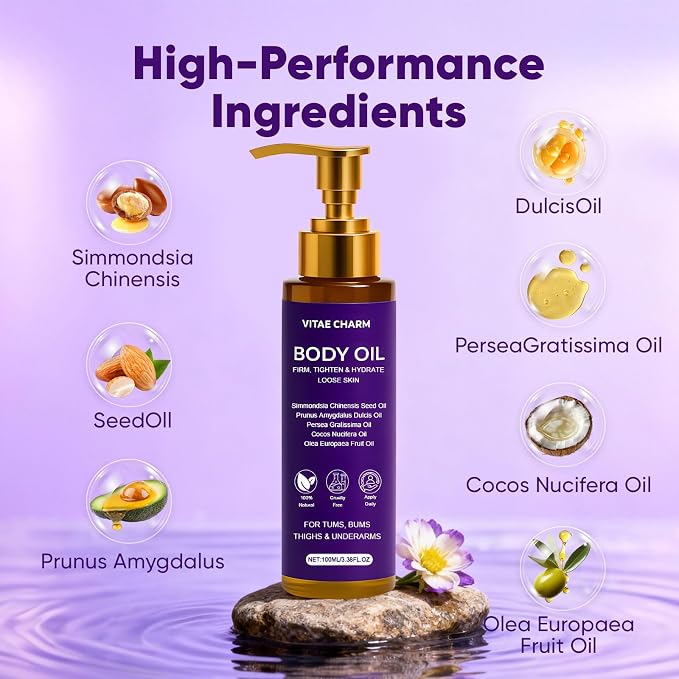 Vitae Charm Body Oil, Luxury Body Oil - Image 7