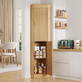 70.3" Tall Corner Cabinet, 4-Tier Corner Storage Cabinet by Unknown
