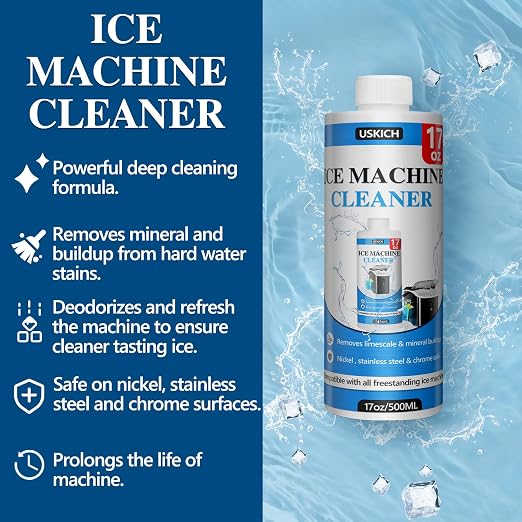 USKICH 4 Pack Ice Machine Cleaner Maker Descaler-68 fl oz Nickel Safe Descaler - Image 2