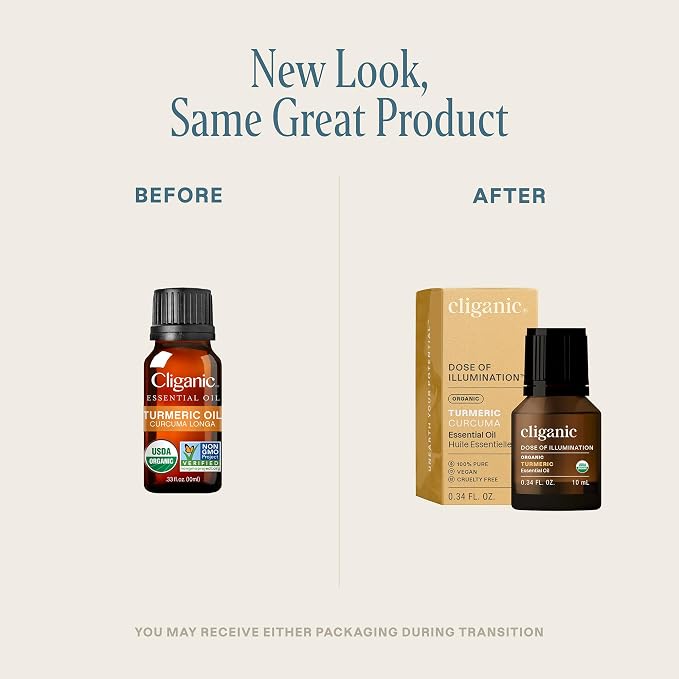 Cliganic Organic Turmeric Essential Oil, 100% Pure Natural - Image 2