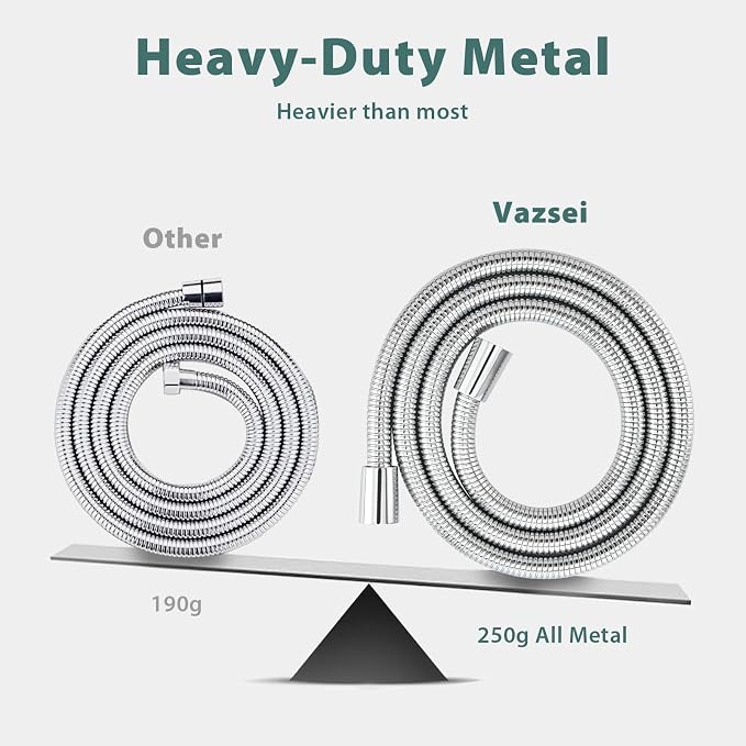Shower Hose Replacement For Cleaning 304 Stainless Steel Shower Head Hoses 59 - Image 5