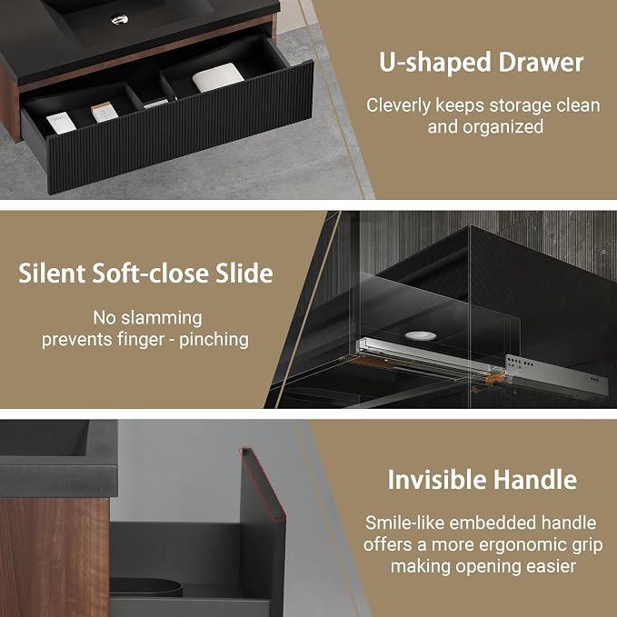 42 Inch Floating Bathroom Vanity - Image 6