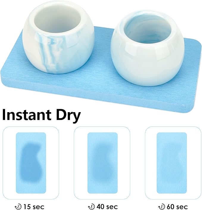 2 Pack Ceramic Toothbrush Holder - Image 2