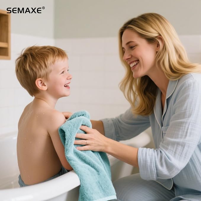 SEMAXE 12 Pack Hand Towels for Bathroom, 100% Cotton Towels - Image 6
