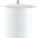 Square Rainfall Shower Head, High Pressure Flow by Borlon
