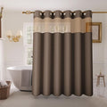 Inhousolu No Hook Shower Curtain by INHOUSOLUHOMEDECOR