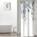 Colorful Star Green Eucalyptus Waterproof Shower Curtain Set by Colorful+Star