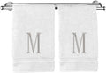Monogrammed Hand Towel, Personalized Initial Gift, Extra Absorbent 100% Turkish by BareCotton