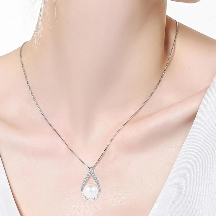 Tahitian Black Pearl Necklaces for Women 10-11mm - Image 4