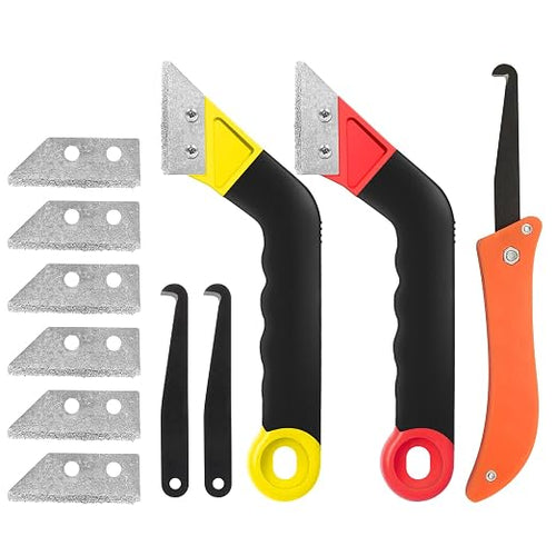 11 Pack Grout Removal Tool Kit, 2 Tile Grout Saws by Ywmoml