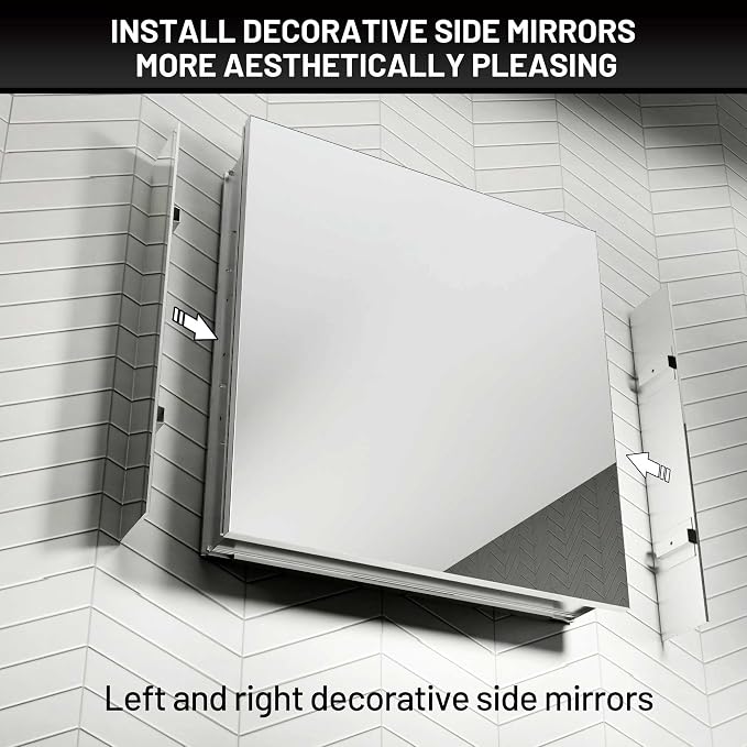 24 x 26 Medicine Cabinet Mirror - Image 8