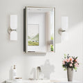 TokeShimi 16x24 Beveled Mirrored Medicine Cabinet Wall Mounted or Recessed by RefinedBathroomAccessories
