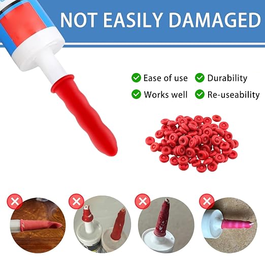 20 Pcs Caulk Tube Sealer Caps, Caulking Gun Tip Caps, Caulking Tool Accessory - Image 5