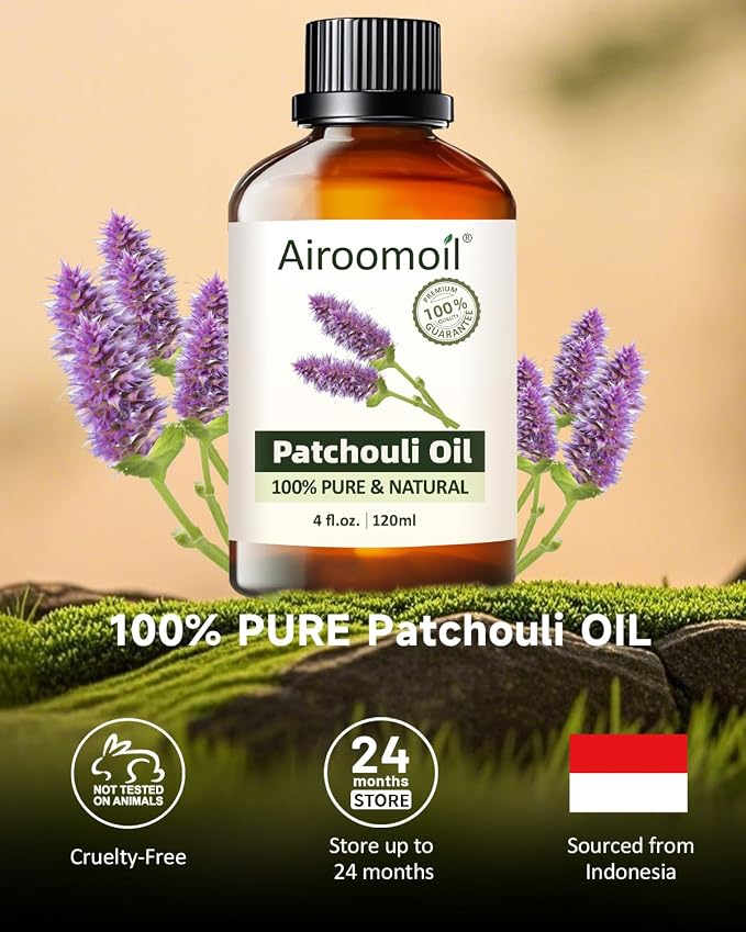 Pure Patchouli Essential Oil, 100% Natural Patchouli Essential Oil, Premium - Image 2