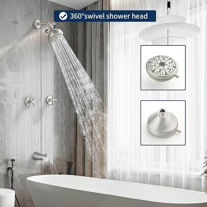 2 Handle Shower Faucet Set - Image 3