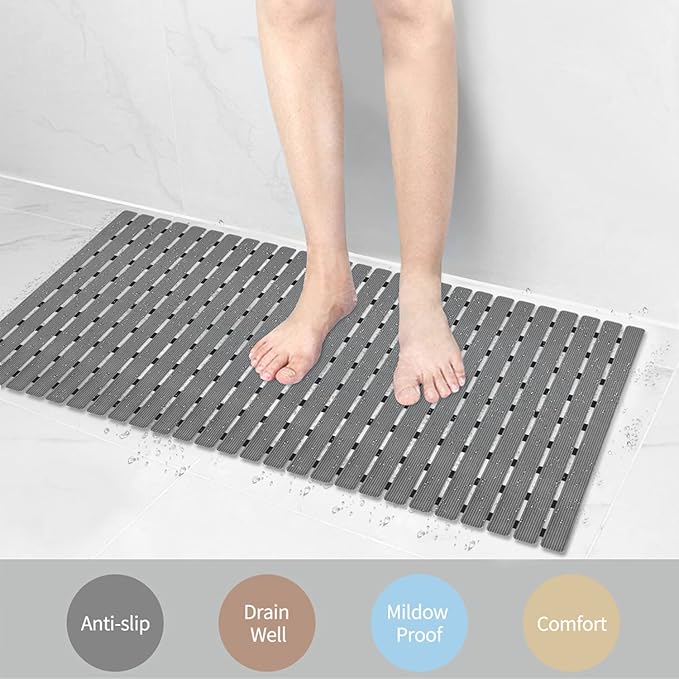 MBOSS Bathtub Mat Non Slip, Shower Mat - Image 7