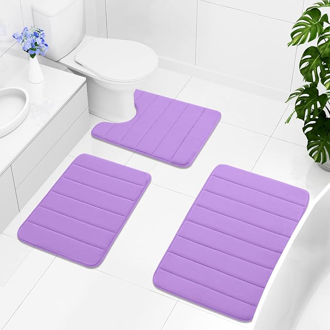 Buganda Memory Foam Bath Mat, 35.4" x 24", Ultra Soft and Non-Slip Bathroom Rugs - Image 8