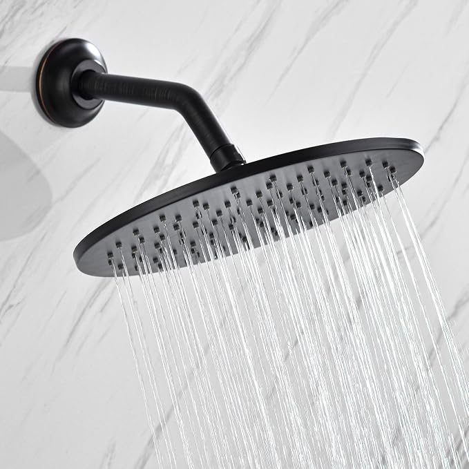 BESTILL Wall Mounted 8 Inch Shower Head Arm, Shower Arm and Flange Included - Image 3