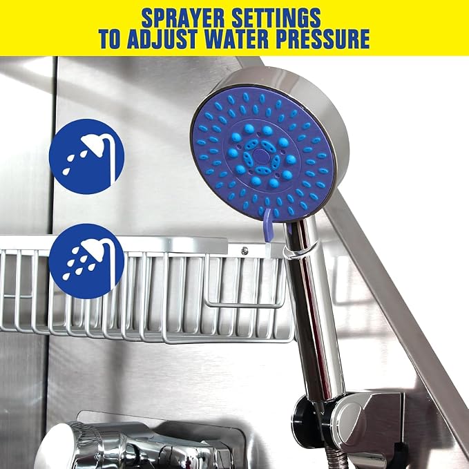 50" Stainless Steel Dog Washing Station, Pet Grooming Tub - Image 7