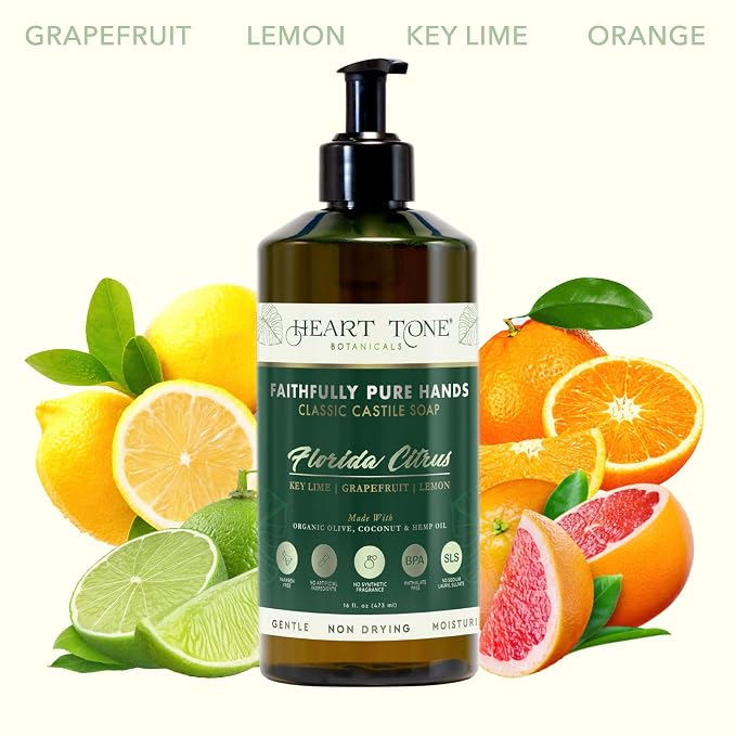 Liquid Castile Soap | Organic Olive and Coconut Oils | Non Drying Formula - Image 5