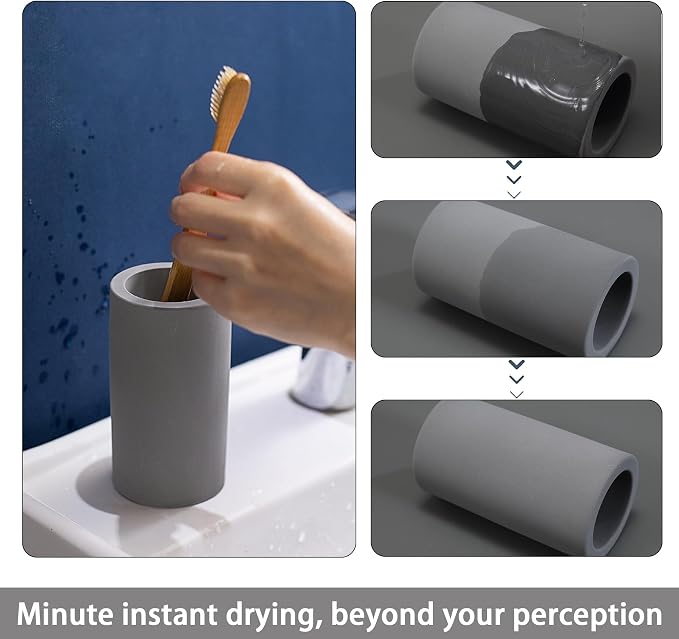 2Pcs Diatomite Toothbrush Holder - Image 2