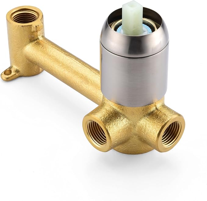 sumerain Bathtub Faucet Brushed Nickel Wall Mount Tub Faucet Single Left-Handed - Image 6