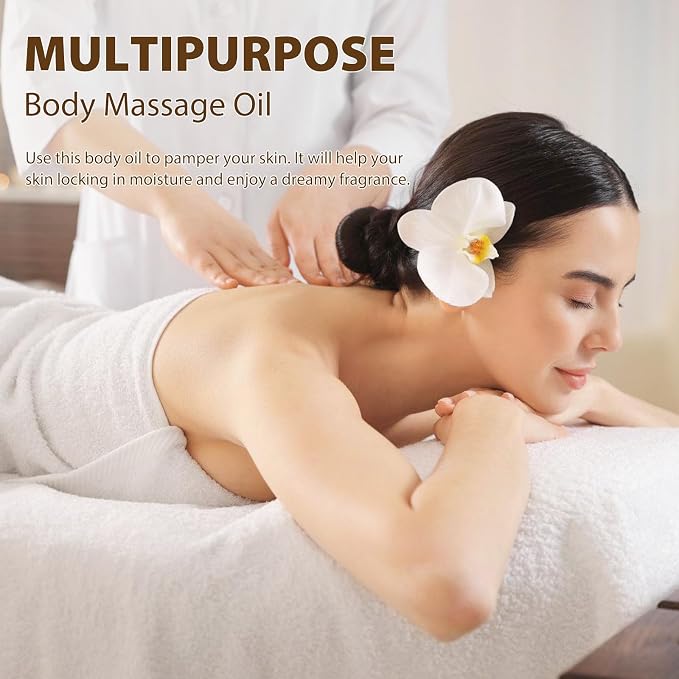 PHATOIL Vanilla Body Oil with Sweet Orange, Juniper Berry and Thyme Essential - Image 8