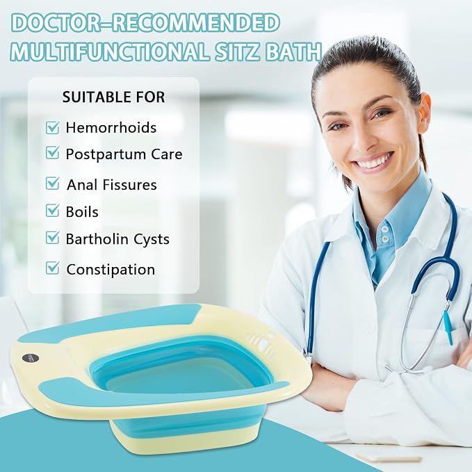 Sitz Bath, Sitz Bath for Hemorrhoids, Sitz Bath for Toilet Seat, Sitz Bath for - Image 4