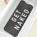 Bathtub Mat Non Slip, Get Naked Extra Long Bath tub Mat Shower Floor Mat by BathtubMat