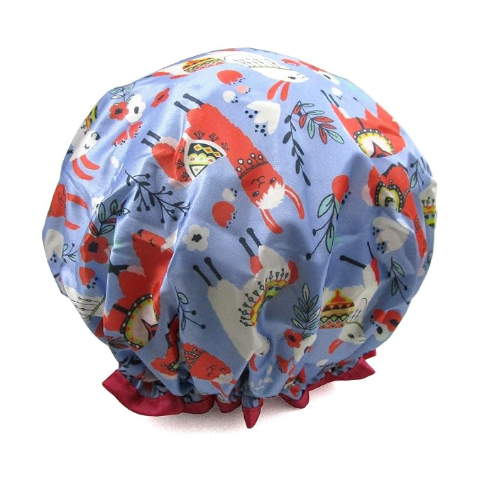 1 Pcs Waterproof Shower Cap for Women, Hair Treatment Bath Cap for Girls Spa by ZKLLGHE