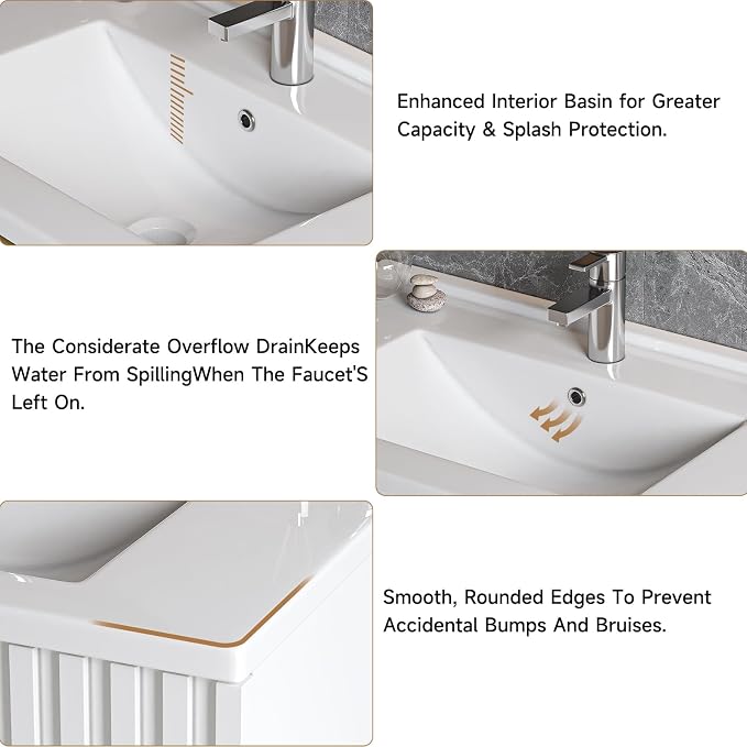 ONBRILL 30 Inch Bathroom Vanity - Image 7